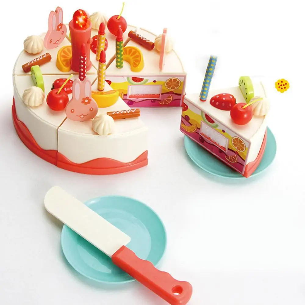 Большой игрушечный торт для ролевых игр с легкой музыкой детей мальчиков и