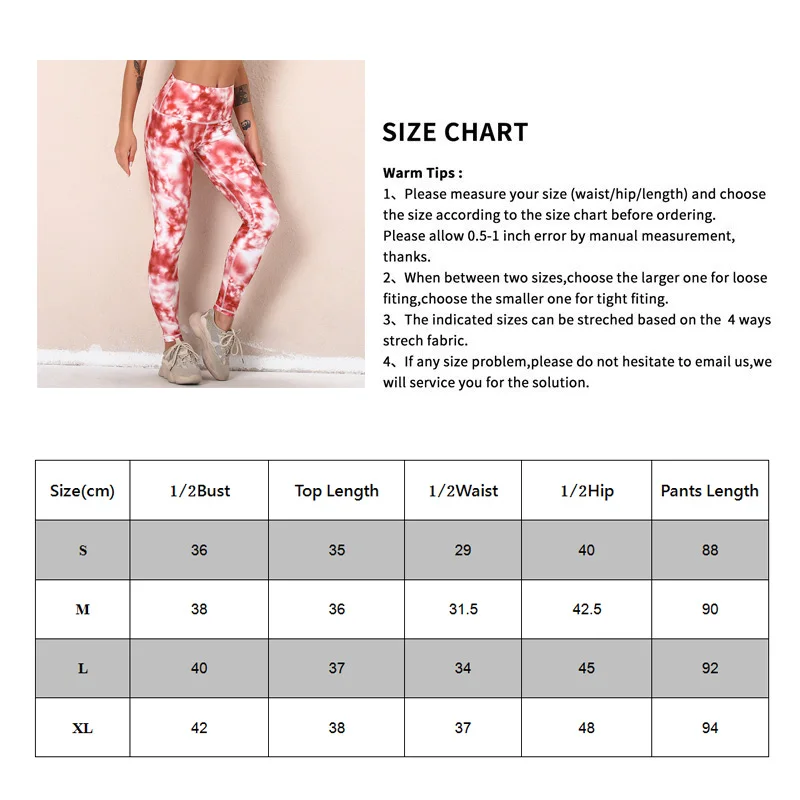 2021 Tie Dye Women Leggings High Waist Push Up Stretch Leggins Quick-Dry Running Sportswear Fitness Pants Sweatpants women's fashion