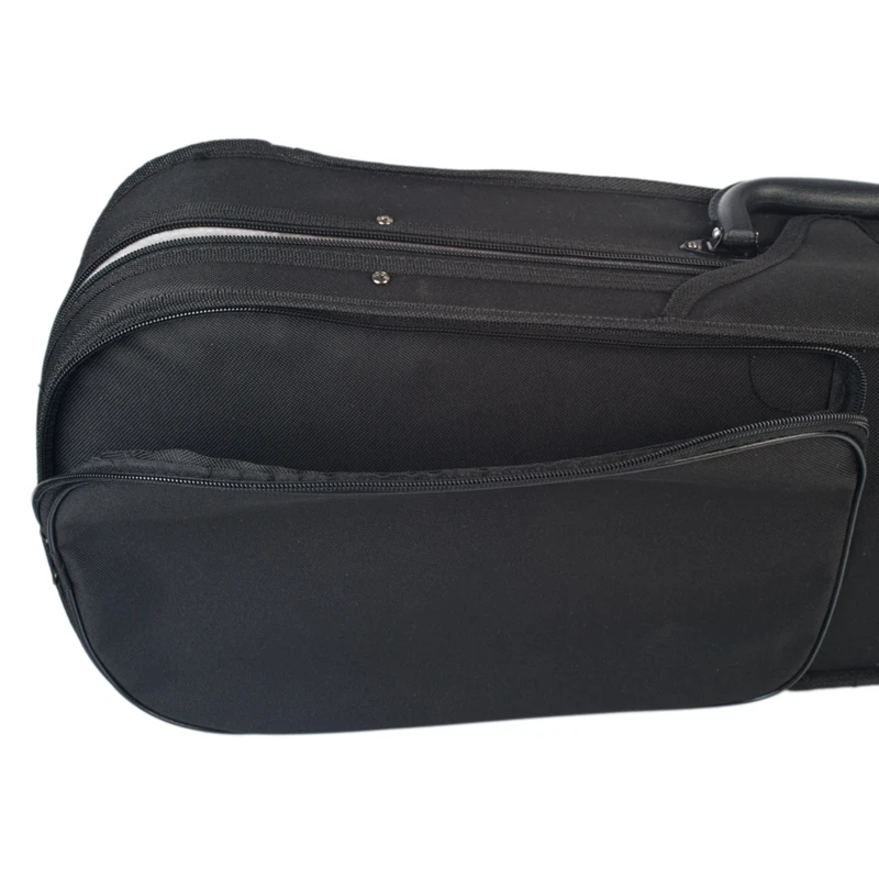 

Violin Case 4/4 Size Professional Triangular Shape Violin Hard Case Yellow Inside Violin Parts