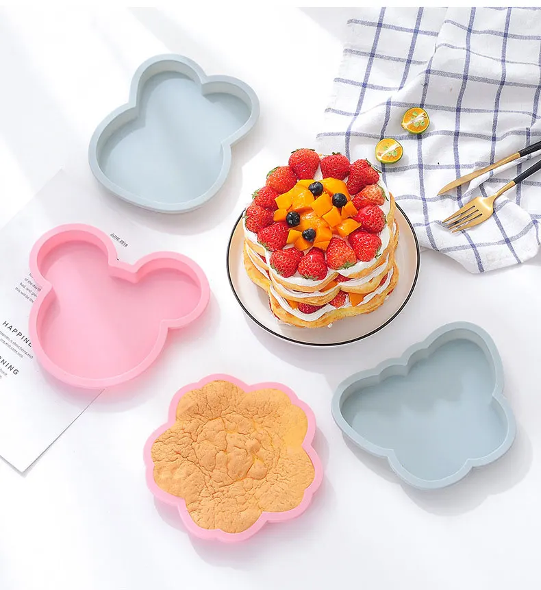 Силиконовая форма для торта кухонный инструмент выпечки пиццы 6 дюймов льда дня