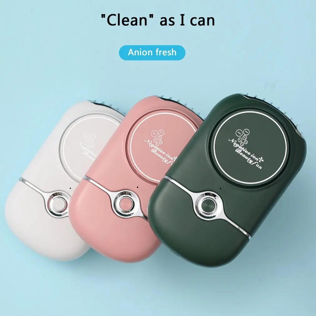 

Usb-вентилятор охлаждения без листьев портативный Перезаряжаемый с отрицательными ионами