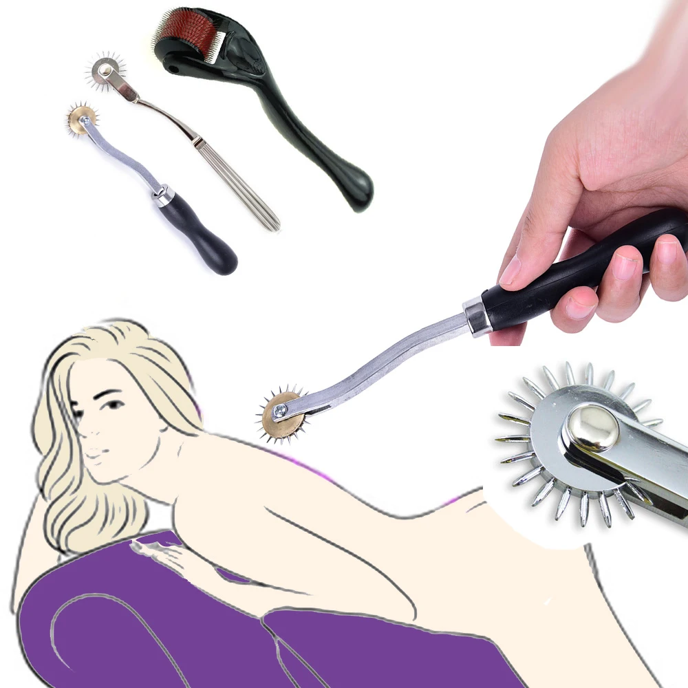 SM Gear Roller Massage Tools Adult Sex Toys Medical Diagnostic Reflex Hammer Pin Wheel Wartenburg Nerve Test BDSM Fetish | Красота и