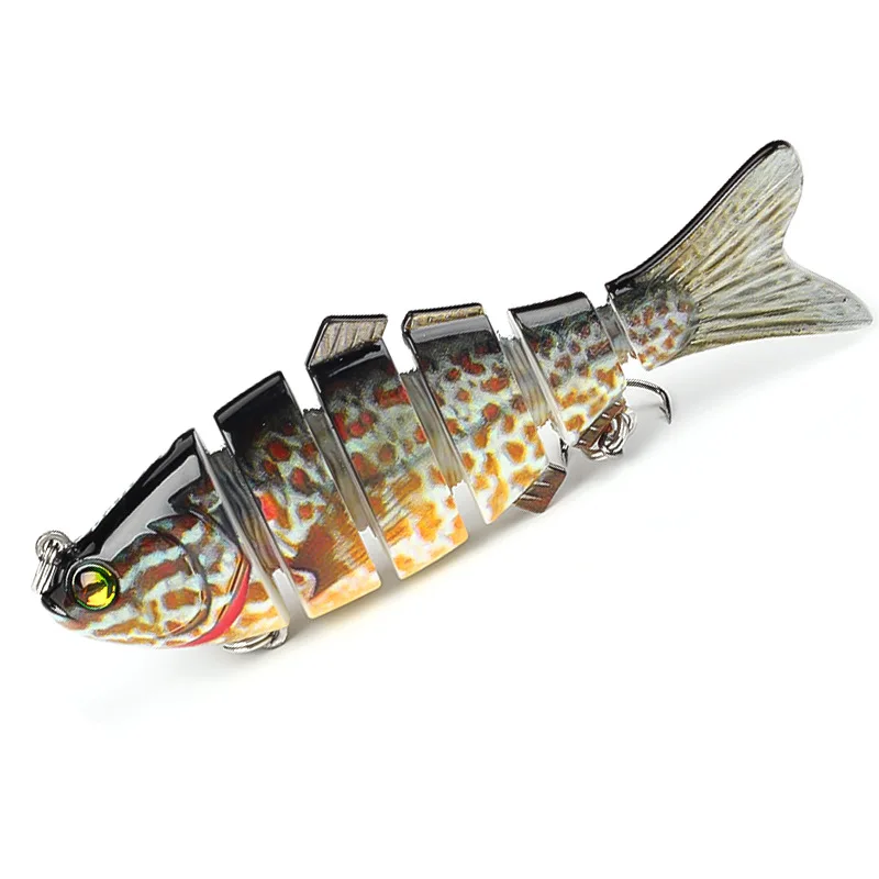 1pc Swimbait Wobblers Pike Fishing Lures Artificial Multi Jointed Sections Hard Bait Trolling Carp Tools | Спорт и развлечения