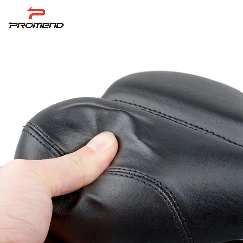 

PROMEND Mountain Bike Saddle Breathable Leather Bicycle Saddle Hollow Design Cycling Cushion Mtb Seat Sella Ciclismo