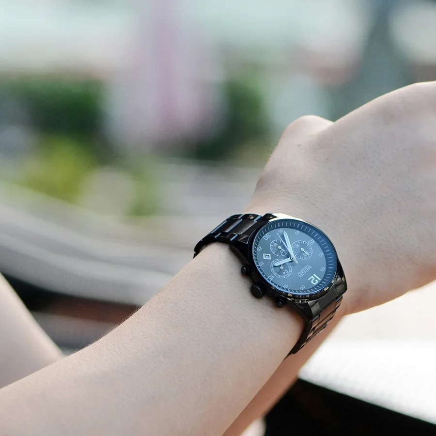 Часы MEGIR Мужские кварцевые с хронографом брендовые модные деловые в стиле