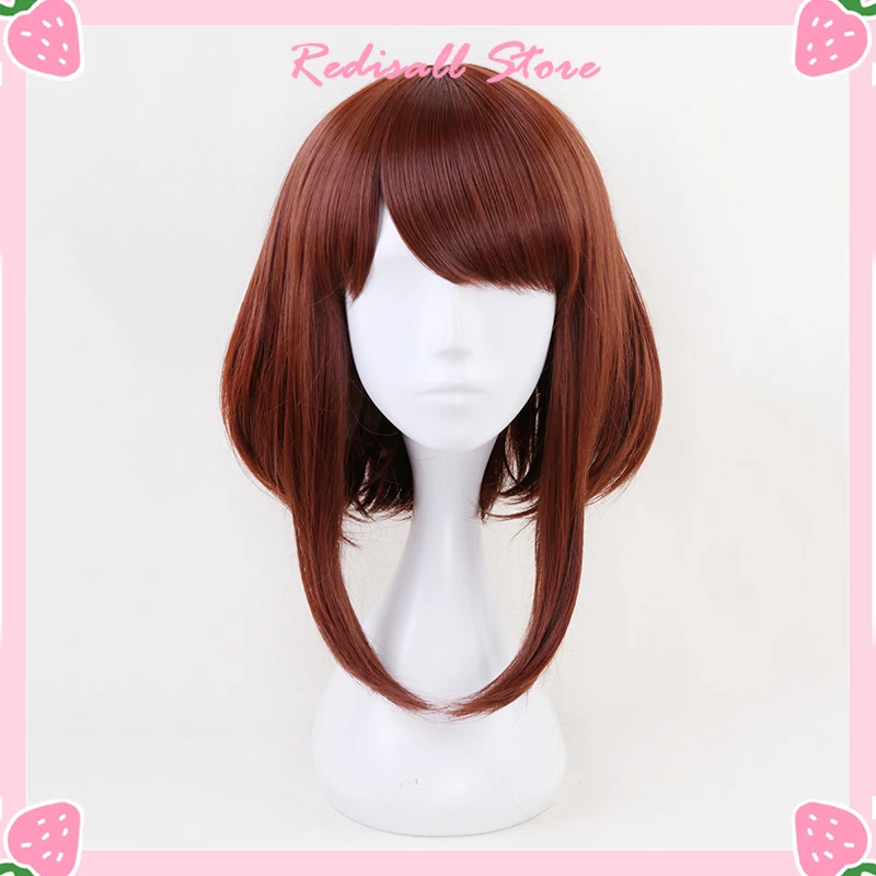 

Boku no Hero Academia OCHACO URARAKA Cosplay Wig Dark Brown Halloween Cosplay for Adult My Hero Acedemia Role Play Men Women