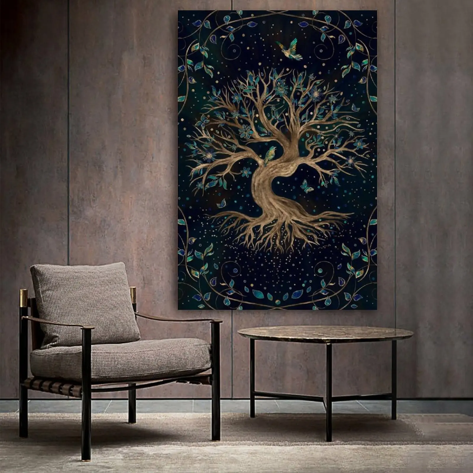 Постеры с изображением дерева жизни эстетичные настенные украшения для дома и
