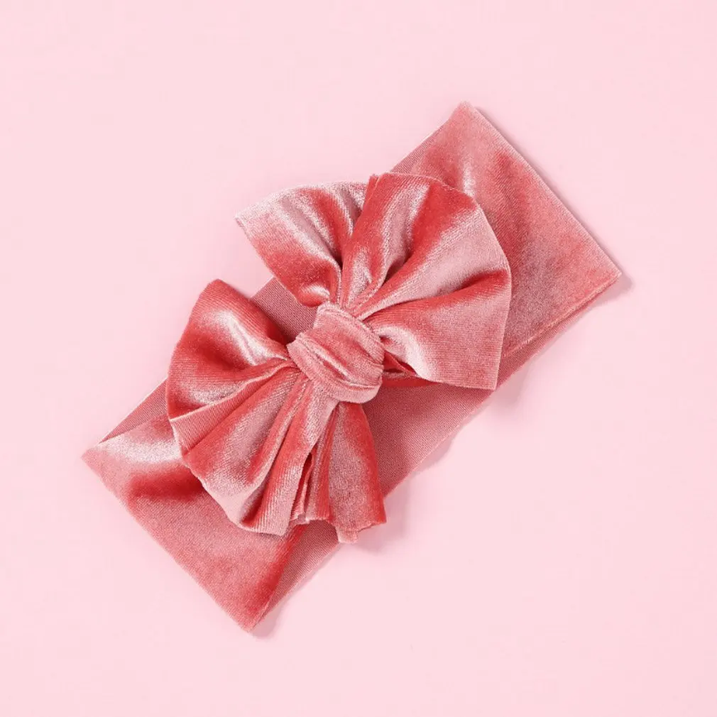 

8pcs Hot Sales Big Bow Knot Wide Headbands Girls Kids Cute Stretchy Stretch Hair Bands DIY Children's Hair Accessories Headwear