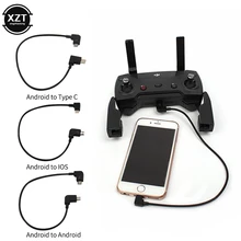 OTG кабель для передачи данных для DJI Spark Mavic Pro IOS type C Micro-USB адаптер провода для телефонов Аксессуары