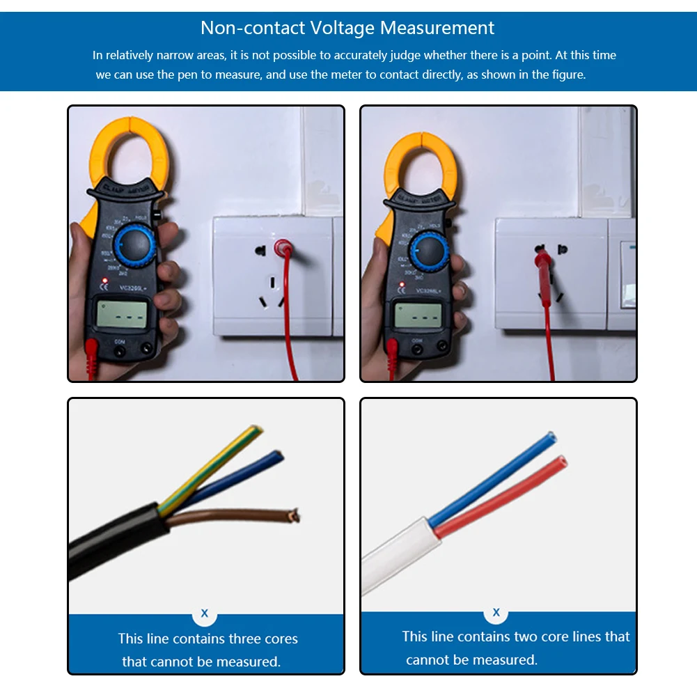 Цифровой мультиметр высокоточный Многофункциональный измеритель напряжения и