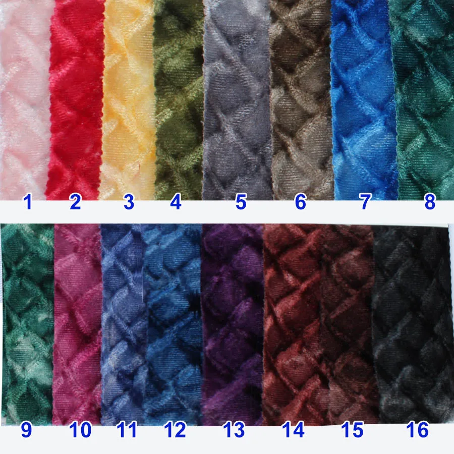 Галстук окрашенная эластичная бархатная ткань ромбовидный тисненый бархат 160x50