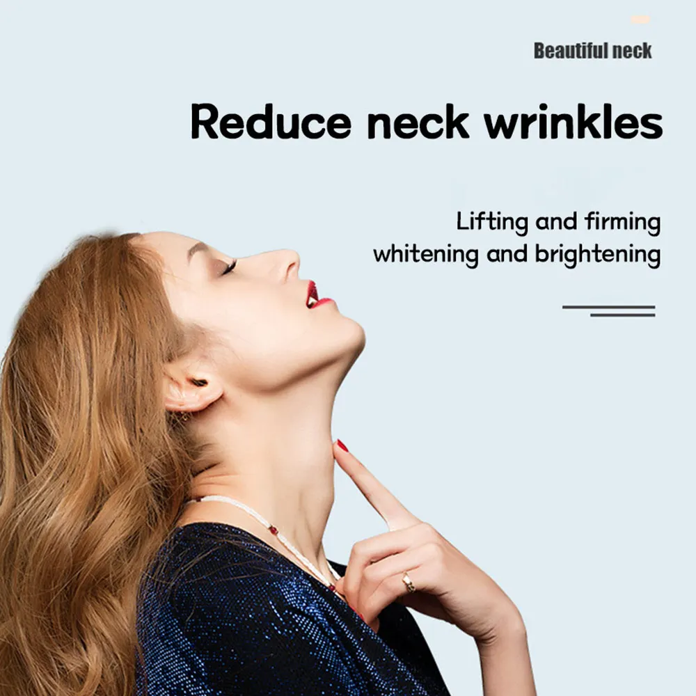 

Facial Neck Massager Lift Anti Wrinkles Heat High Frequency Vibration Face Skin Tightening Lifting 3LED Light Reduce Double Chin