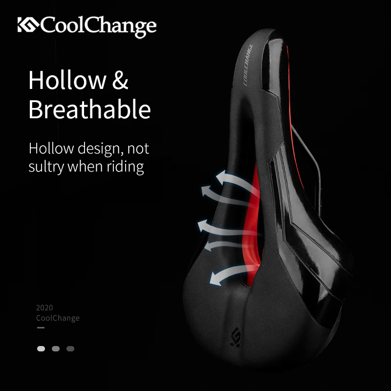 Велосипедное седло CoolChange накладка на задний фонарь из ПВХ кожи