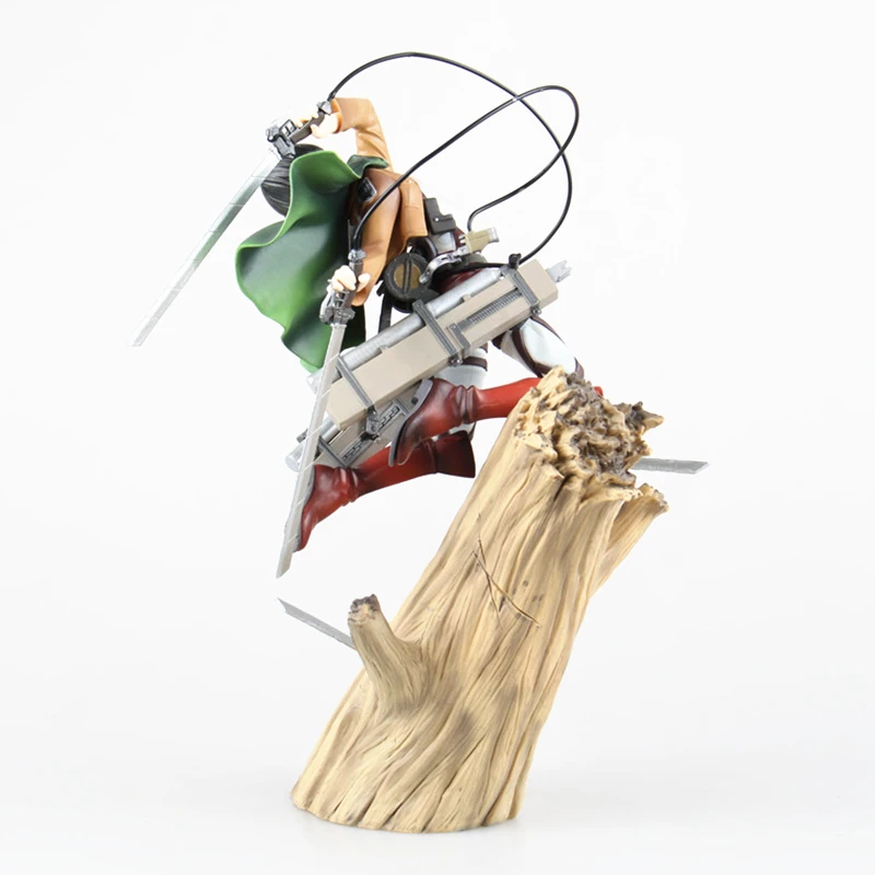 Кровавая Боевая фигурка модель Q Version Attack On The Giant PVC Аниме фигурки битва урон