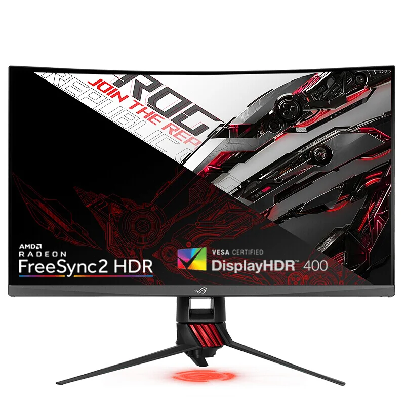ASUS ROG Strix XG32VQ 31 5 дюймовый изогнутый 2K игровой монитор 144 Гц быстрая рефракция