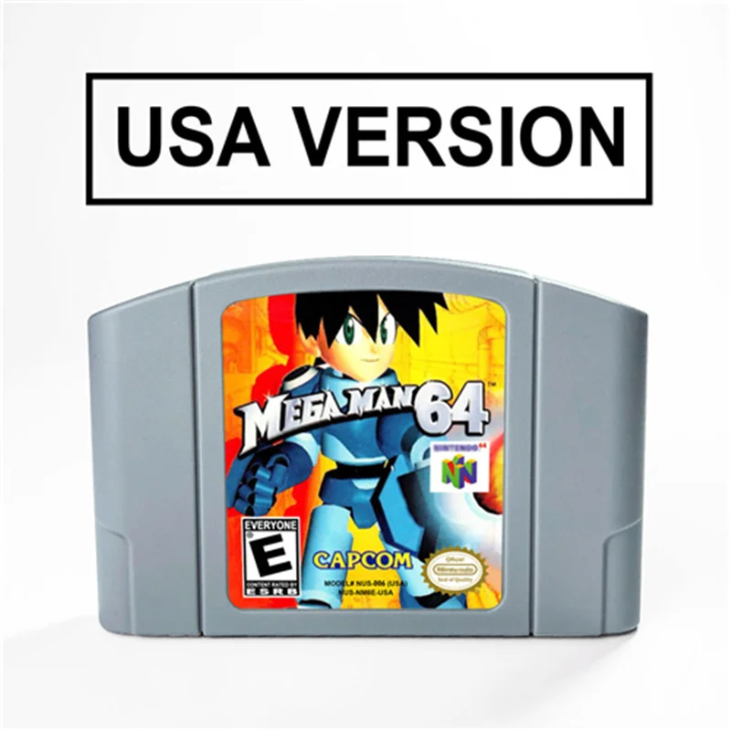

Картридж Mega Man 64 для 64 бит видеоигр, американская версия, формат NTSC