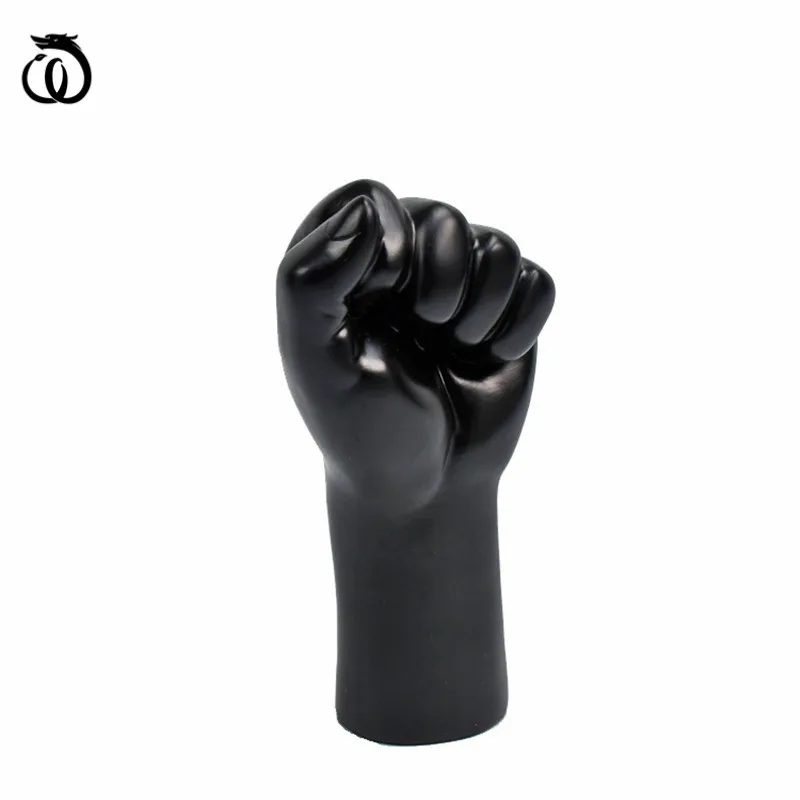 

Длинная абстрактная Художественная Скульптура WU CHEN OK Кулак Руки палец жест статуэтки металлическое ремесло Современный настольный домашн...