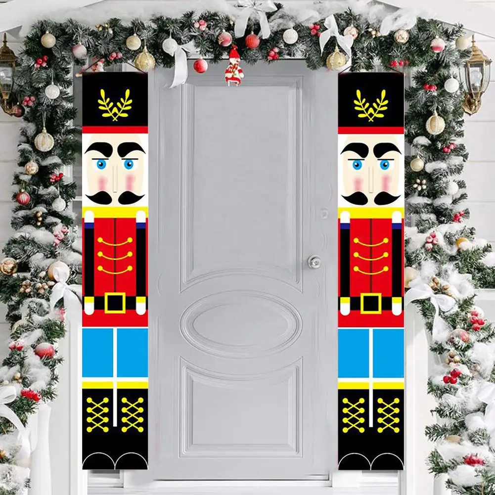 

1 пара, новогодние украшения для дверей