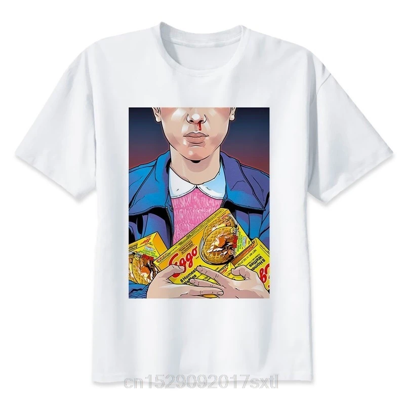 Новинка 2020 футболка с надписью Stranger Things летняя модная мужская высокого качества