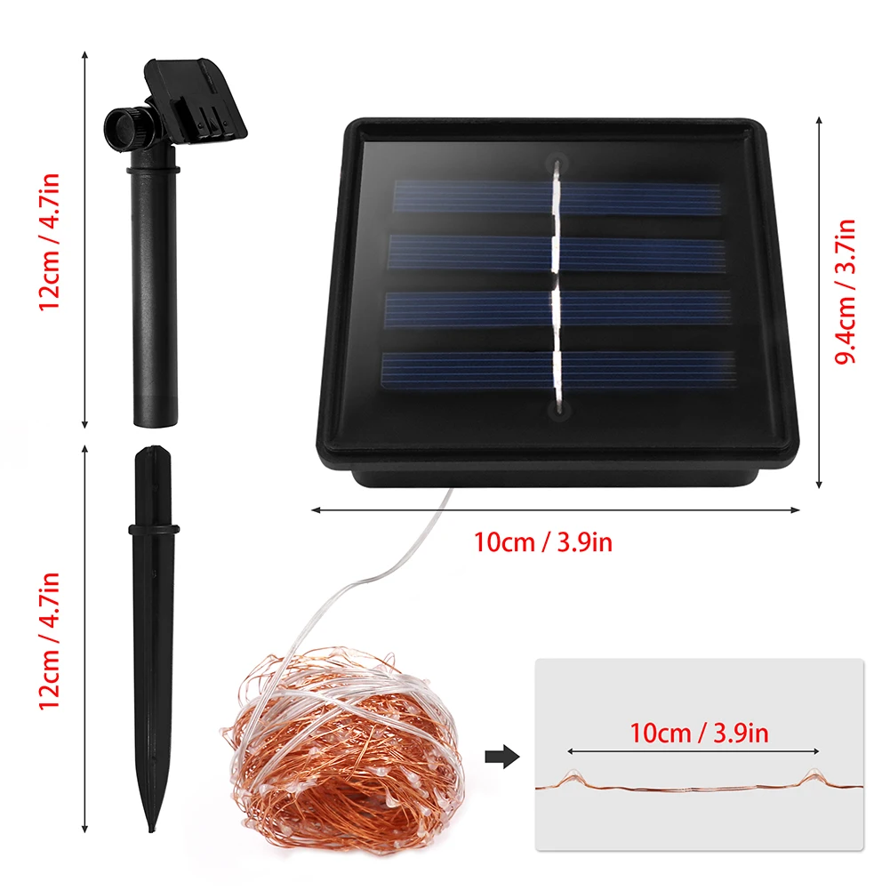 Медный провод Фея светильник гирлянды 10 м 20 гирлянда Рождественские