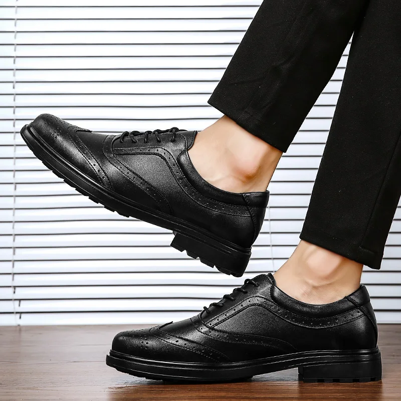 

Sapatos Casual Men Casual Flat Shoes Leather 2020 Black New Breathable Causal For Fashion Shoe Man Zapatos De Hombre Sport