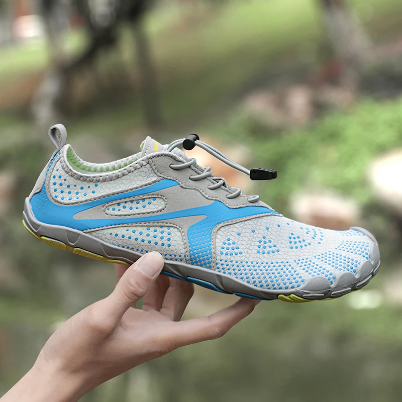 Summer Barefoot Aqua Water Shoes New Beach Shoes Women Upstream Shoes For Men Wading Shoes Outdoor Swimming Gym Fishing Footwear