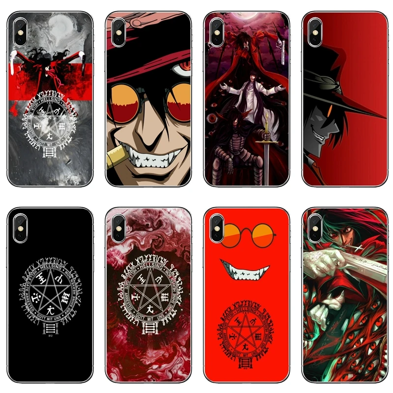 Силиконовый чехол для телефона Hellsing Alucard Fan Для Xiaomi Mi 9 8 SE Pro A2 Lite 6X 5 4 A3 A1 Note Max Mix 2 3