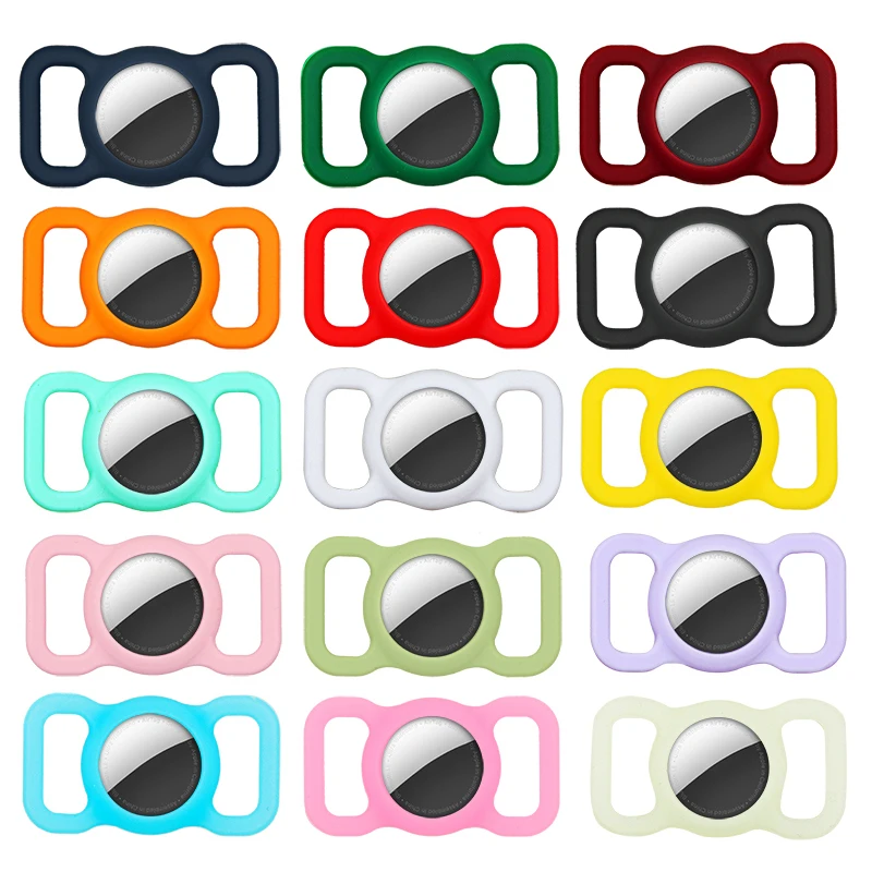 

High quality Silicone Case For Apple Airtags Protective cover For Apple Locator Tracker Anti-lost Device Keychain Protect Sleeve