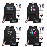 2pcs backpack pencil cases boys girls school bag bookbag the case study of vanitas usb travel shoulder laptop bags