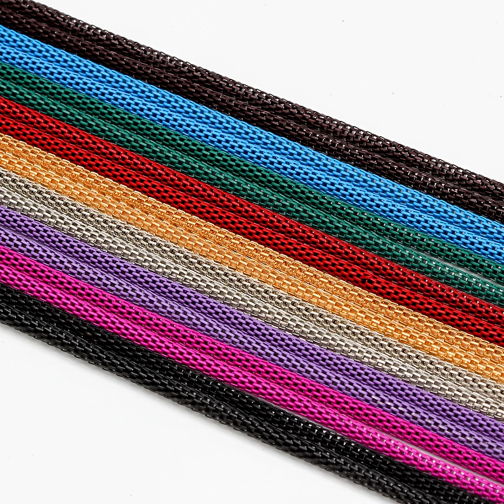 MEIBEADS 120 см/Лот Красочные 3 2 чистая ссылка ювелирные аксессуары подходят для