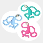 Детские игрушки, кольцо для прорезывания зубов в виде обезьяны