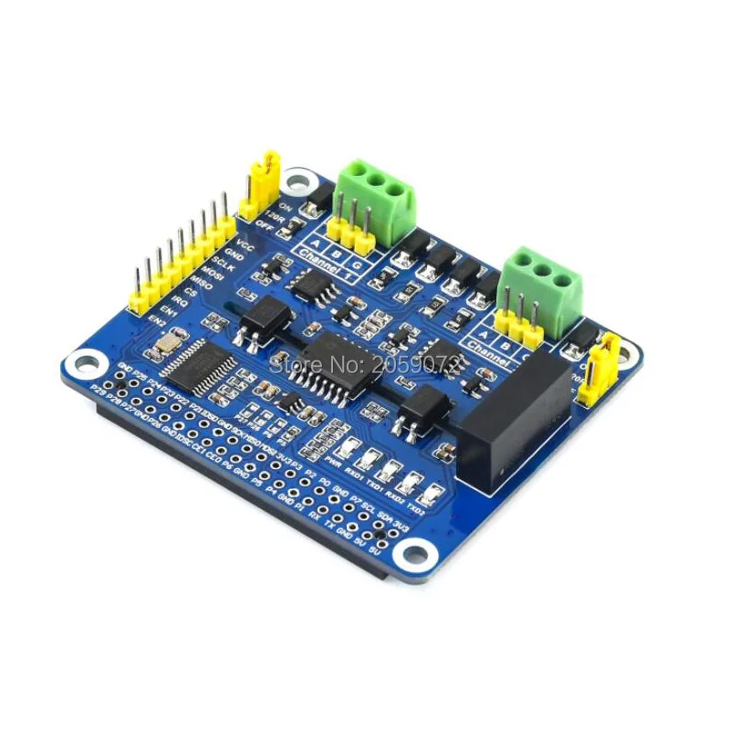 Raspberry Pi 2-CH крышка RS485 2-канальная Изолированная Расширительная rs485 для 3B 4B Zero W |