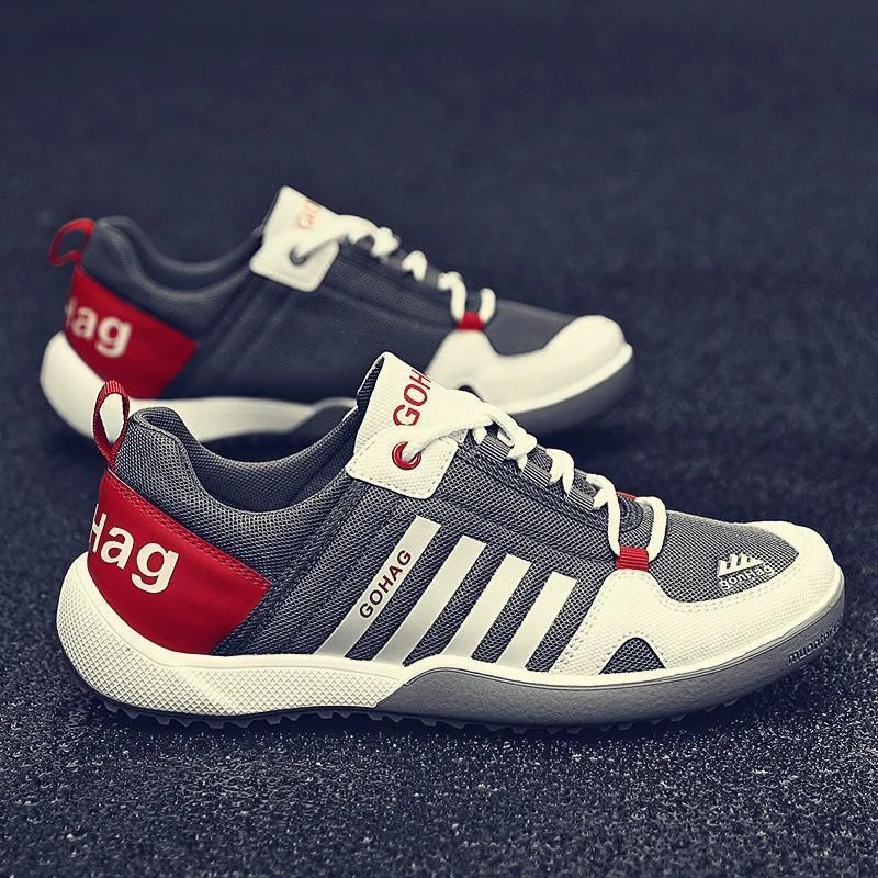 

Men Shoes Spring Comfortable Breathable Sneakers Men Non-slip Bottom All-match Running Shoes Men's Trendy Vulcanize Shoes