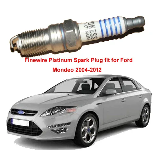 Покес 4 шт./лот Finewire Platinum Свеча зажигания подходит для Ford Mondeo Mk3 MK4 2003 2012 2 0 T|Свечи и