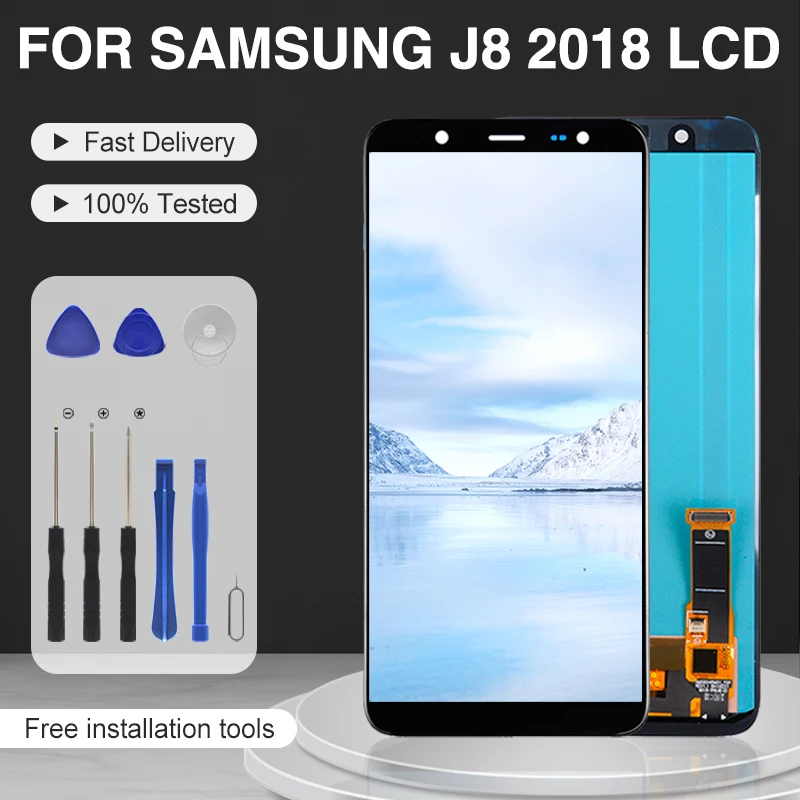 

ЖК-дисплей Catteny 6,0 дюймов OLED J8 2018 для Samsung Galaxy J810, дигитайзер сенсорного экрана J810F J810M в сборе с инструментами