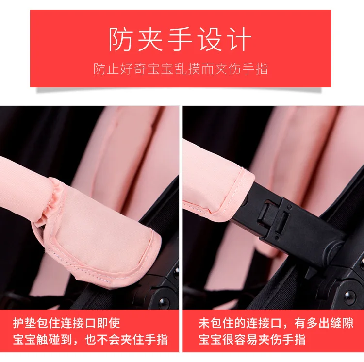 2 In1 Twins Baby Stroller Can Be Split Can Sit on A Reclining Double Stroller Baby Twins Trolly Four Wheel Baby Carriage