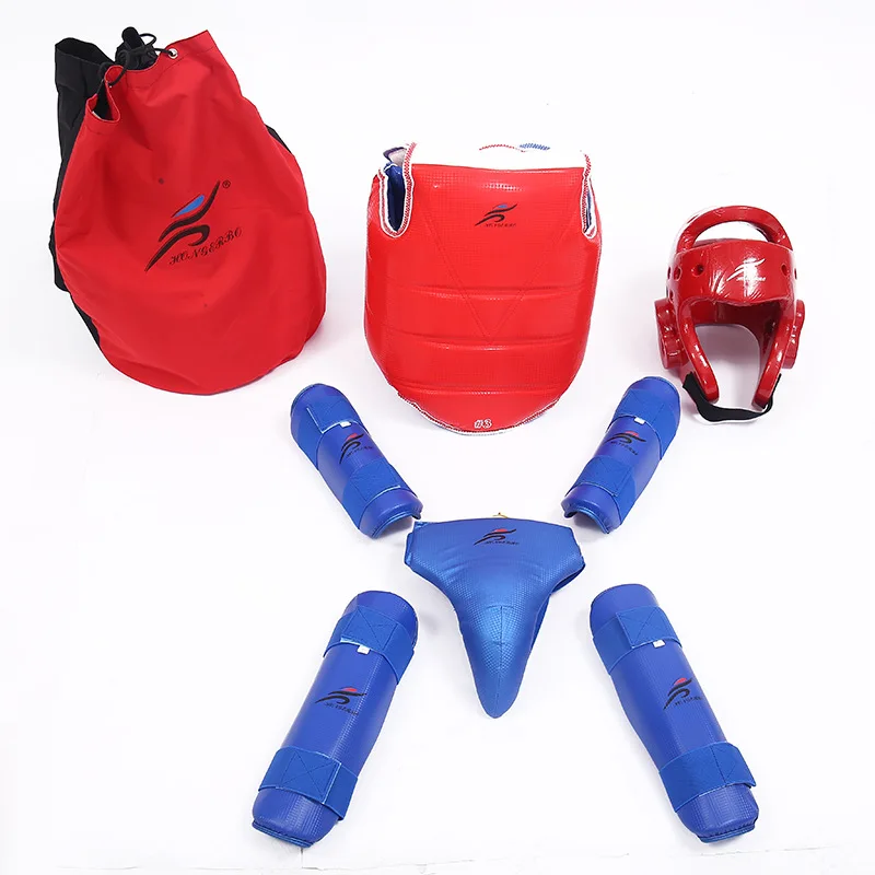 Набор защитников для санды TKD каратэ спортивный шлем захвата бандаж детей