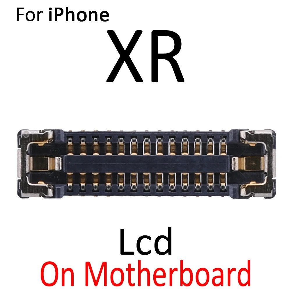 2 шт. в партии для iPhone X XR XS Max LCD Digiziter дисплей 3D сенсорный экран FPC разъем на