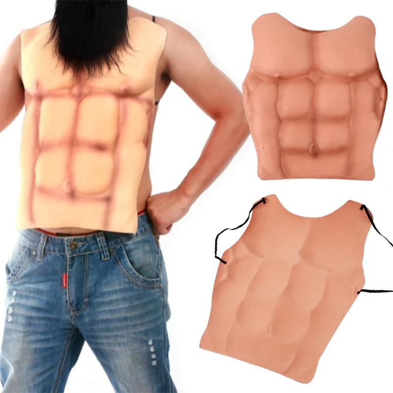 Фальшивые мускулы креативный Хэллоуин Поддельные кожи поддельные груди EVA