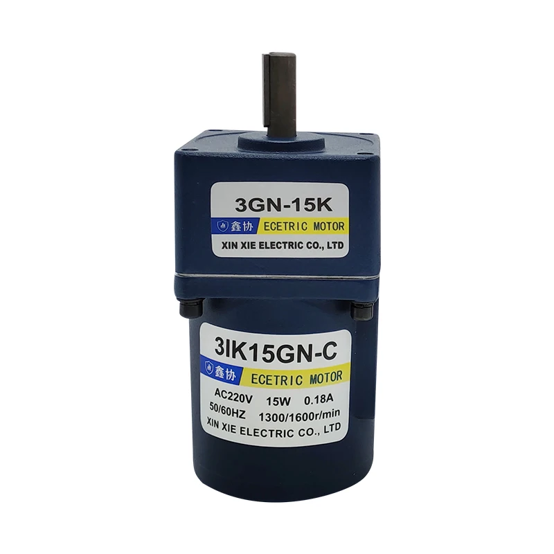 

Мотор с редуктором переменного тока 220 В, однофазный мотор с скоростью 15 Вт, маленькая шестерня, медленная скорость, фиксированная скорость, ...