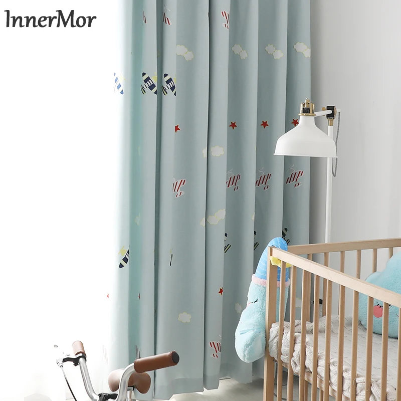 Innermor вышитая мультяшная занавеска для детской комнаты домашний декор из