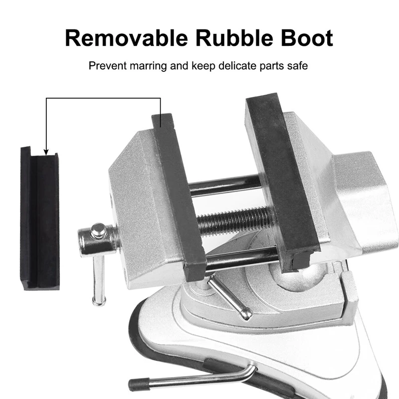 360 градусов вращения присоска плоскогубцы активность Мини стол тиски фиксатор