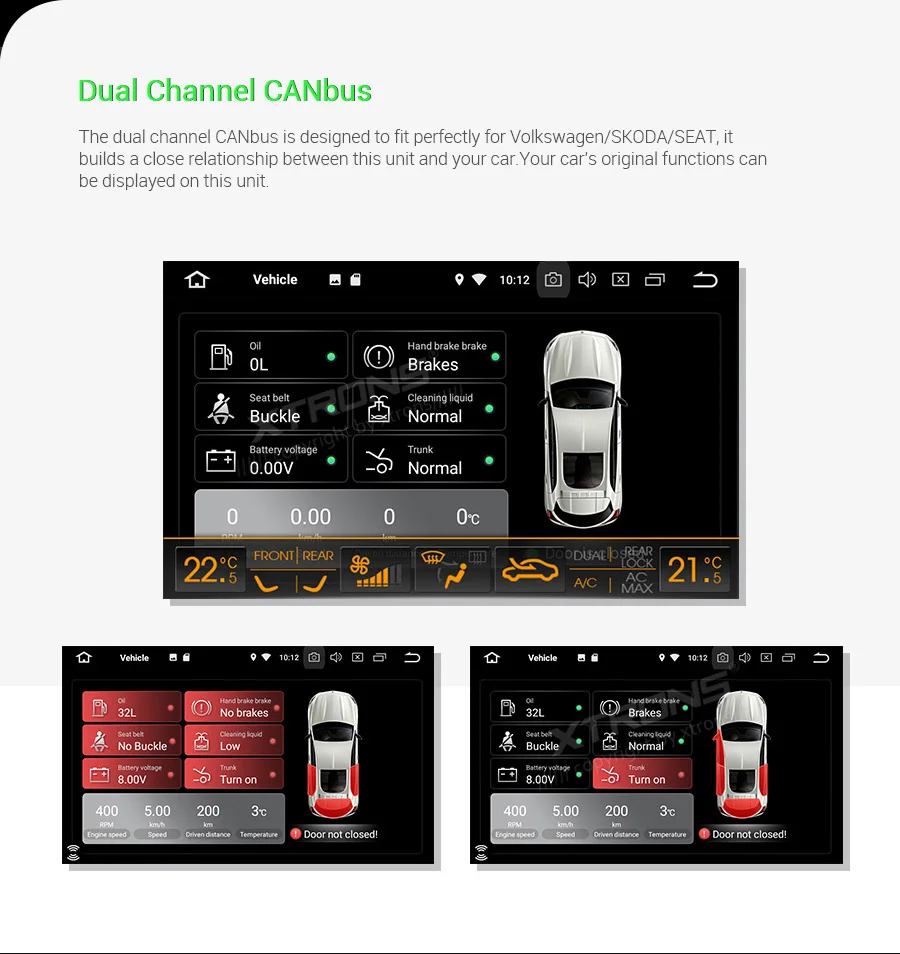 XTRONS " PX5 Android 9,0 Автомобильный плеер радио gps для VW Volkswagen Golf Passat CC Touran Tiguan Sharan для сиденья для SKODA No DVD