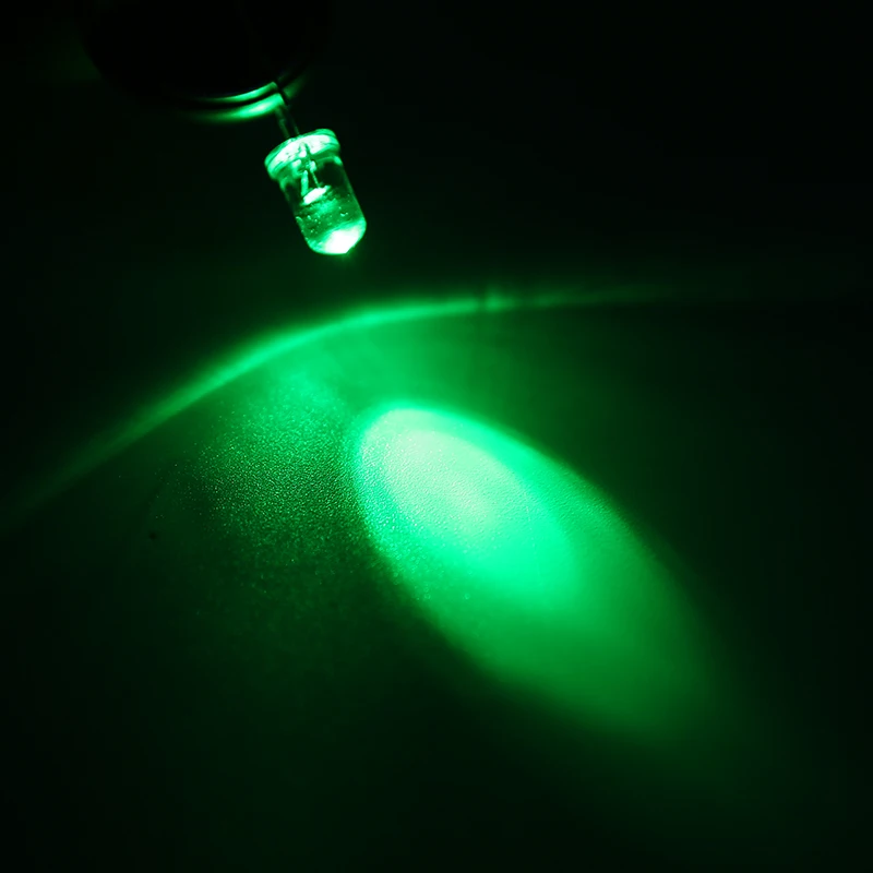 100 шт. 5 цветов в ассортименте мм Набор круглых светодиодных диодов прозрачные