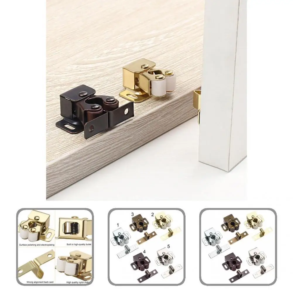 

Door Bead Lock Hard Solid Color 0.88mm Thick Card Useful Old Style Door Bead Lock for Cabinet Door Touch Beads Door Catch