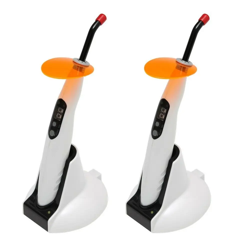 2PCS Dental Wireless Cordless Four Working Modes LED Curing Light Woodpecker style cure LED B New T4