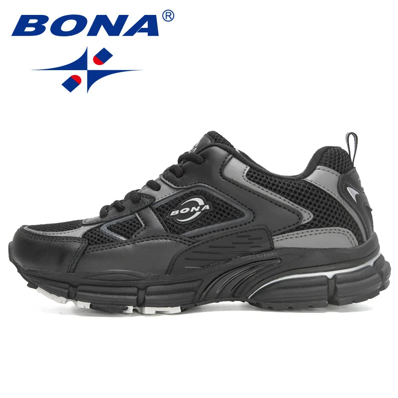 BONA 2022 New Designers Light Sneakers Breathable Running Shoes Men Outdoor Sport Fashion Comfortable Casual Shoes Man Footwear