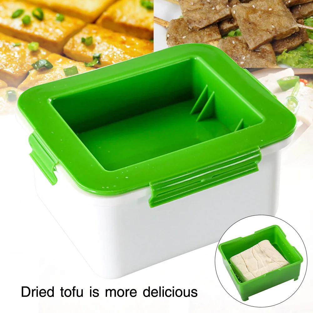 

Tofu Press Tofu Drainer 3-Layer Tofu Press Built-in Drainage Water Removing Tool Dishwasher Safe