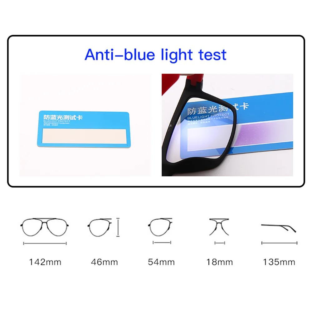 

Computer Glasses Transparent For Women Men Spectacle Frame Anti Blue Light Clear Lens Fashion Eyeglasses Blue Light Blocking