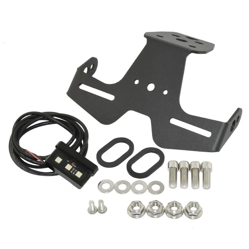 

Motorbike For Kawasaki Ninja ZX 25R ZX-25R ZX25R 2020 2021 License Plate Holder Frame Tail Tidy with LED Light